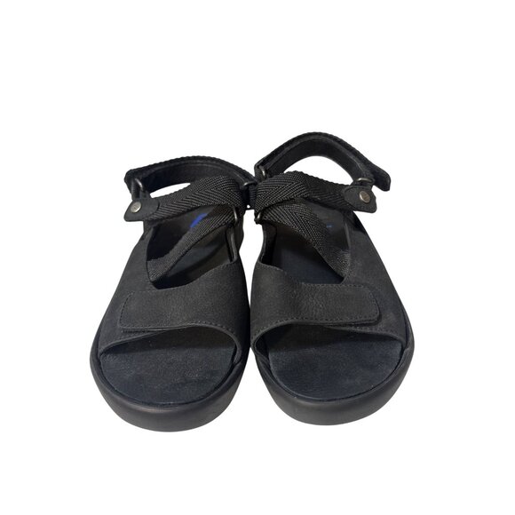 Wolky Womens Black Sandals Size 7-7.5 Adjustable Straps Comfortable Walking Shoe - Picture 2 of 7